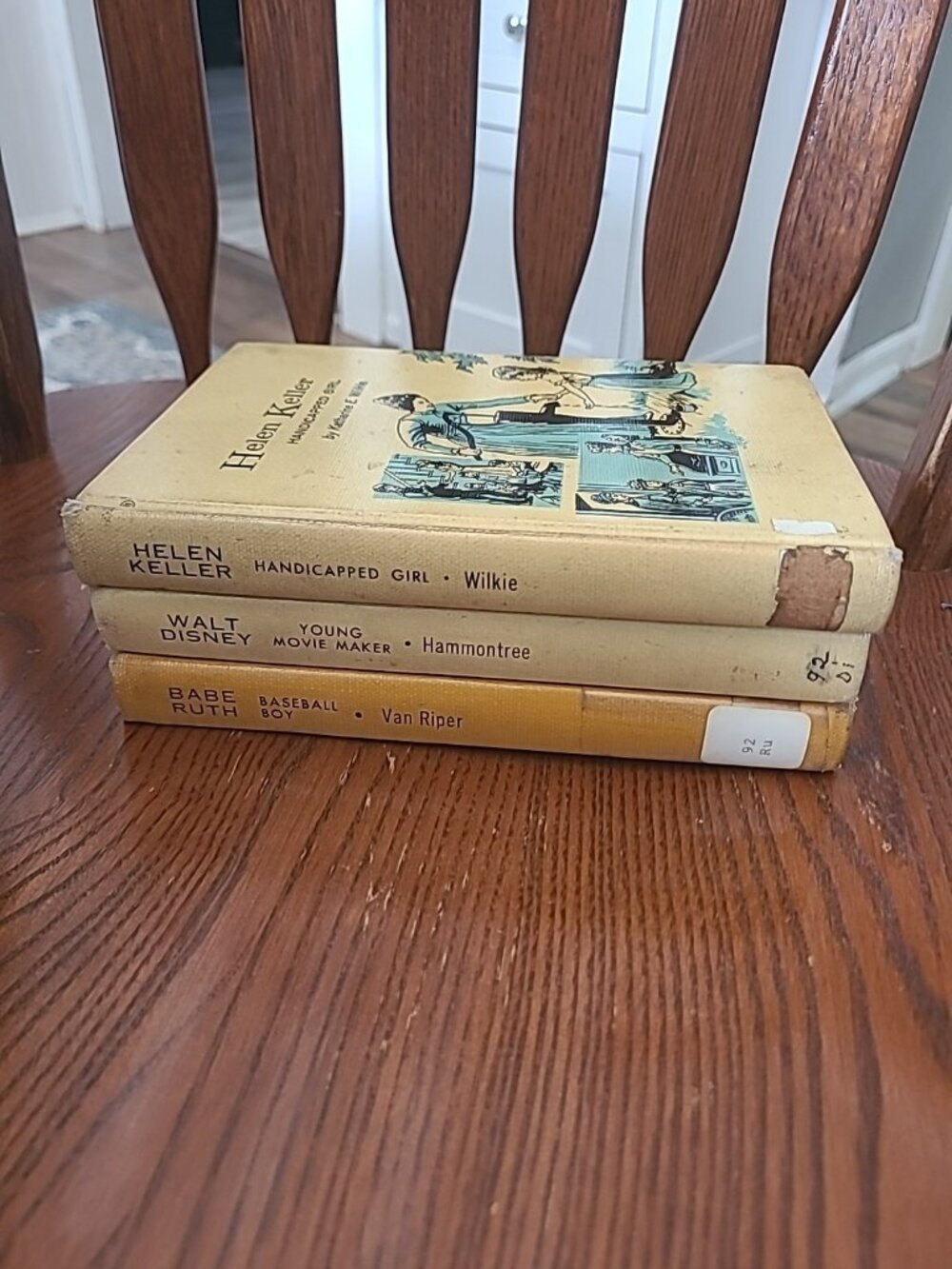 Childhood of Famous Americans Set of 3 Vintage Antique Books 1960's Homeschool